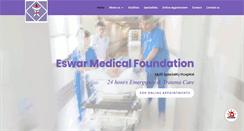 Desktop Screenshot of eswarhospitals.com